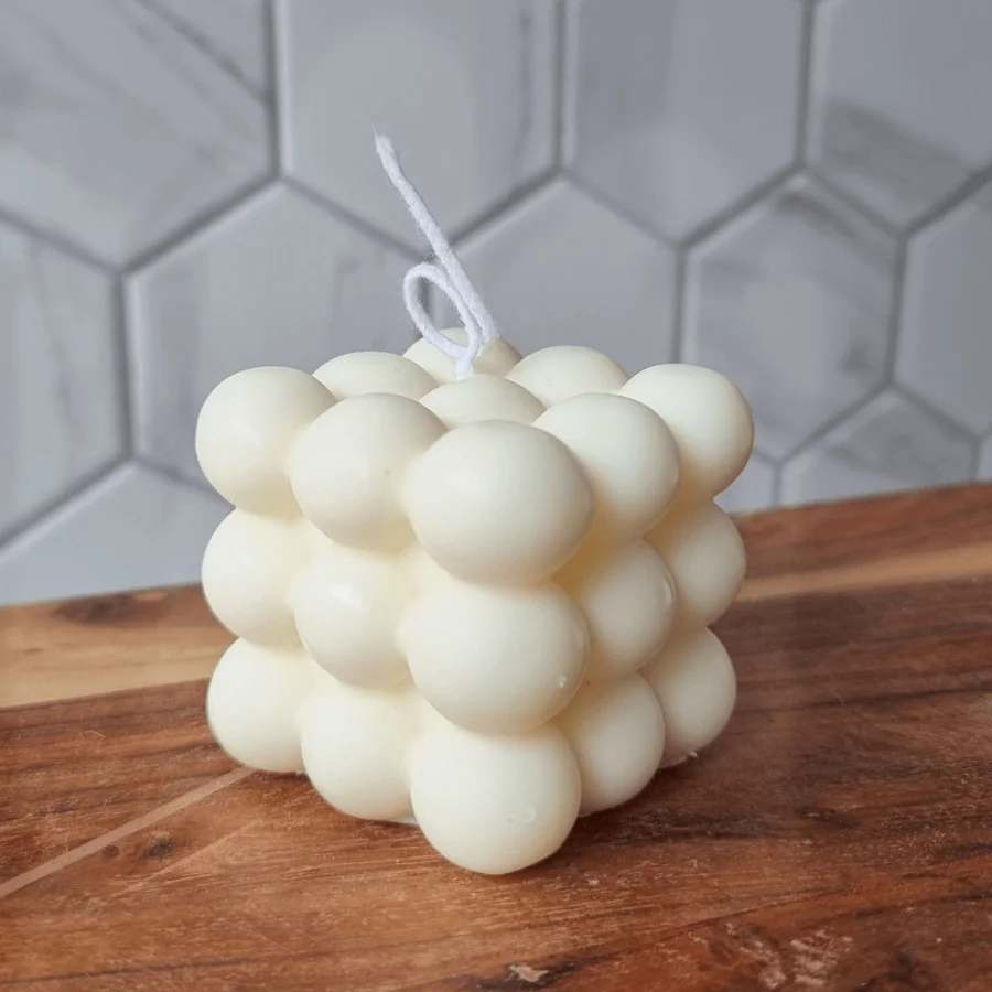 Bubble Cube Candle - Image 2