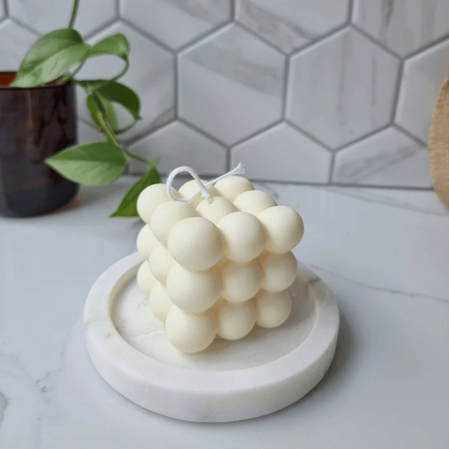 Bubble Cube Candle